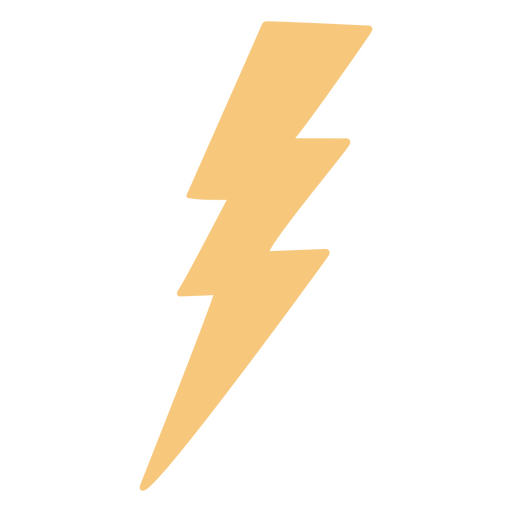 Summer nature lightning icon PNG Design