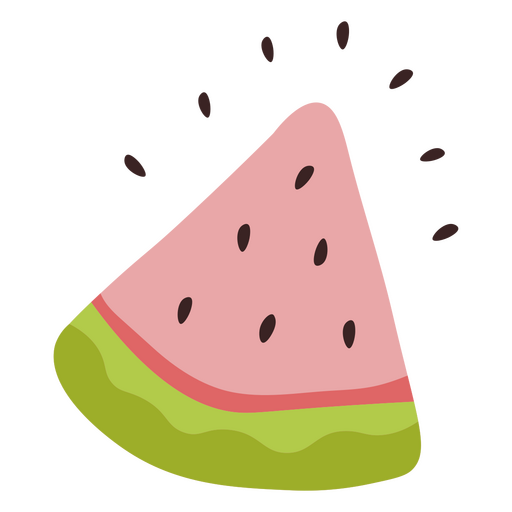 Symbol f?r Sommerwassermelone PNG-Design