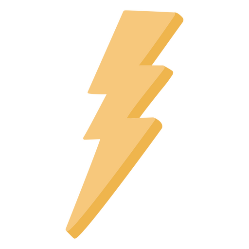 Summer lightning icon PNG Design