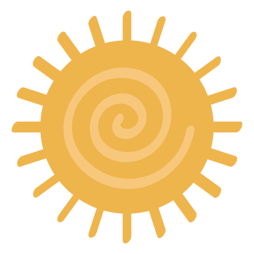 Einfaches Sonnendesign PNG-Design