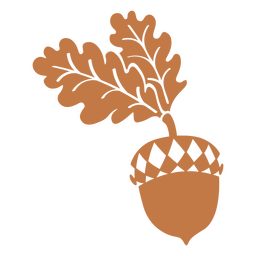 Fall botanic apricon icon PNG Design Transparent PNG