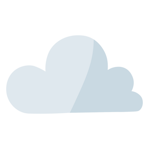 Icono de nube de naturaleza botánica de otoño Diseño PNG