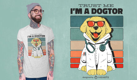 Design de t-shirt Dog Doctor