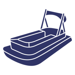 Small boat silhouette PNG Design Transparent PNG