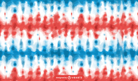 Patrón de tye dye de colores de la bandera americana