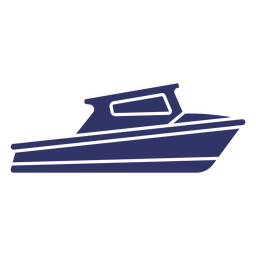 Boot-Wasser-Mittagessen-Transport-Silhouette PNG-Design Transparent PNG