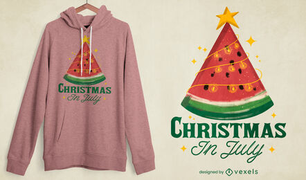 Wassermelonenbaum-T-Shirt-Design