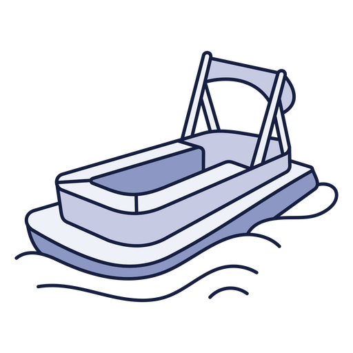 Starten Sie Boot Wasser Schiffstransport PNG-Design