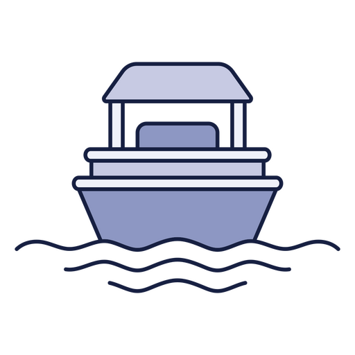 Transporte de lanchas de actividades acuáticas Diseño PNG