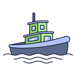 Boat water launch PNG Design