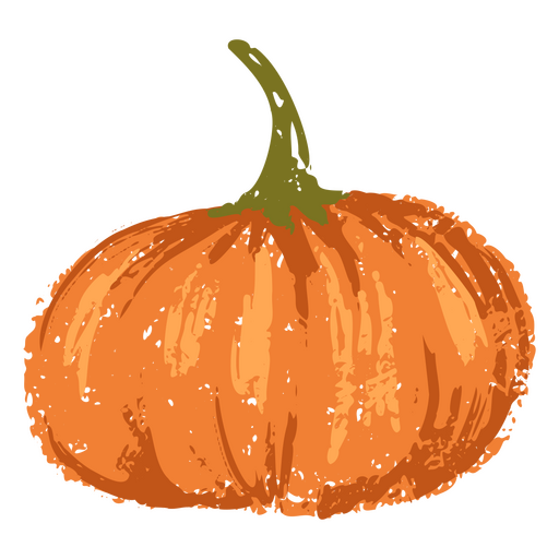 Calabaza con textura de acción de gracias Diseño PNG