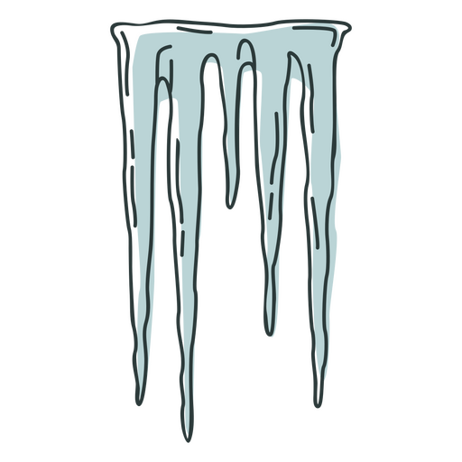 Symbol für botanischen Eisfrost im Winter PNG-Design