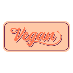 Identitätsbeschriftungsabzeichen vegan PNG-Design