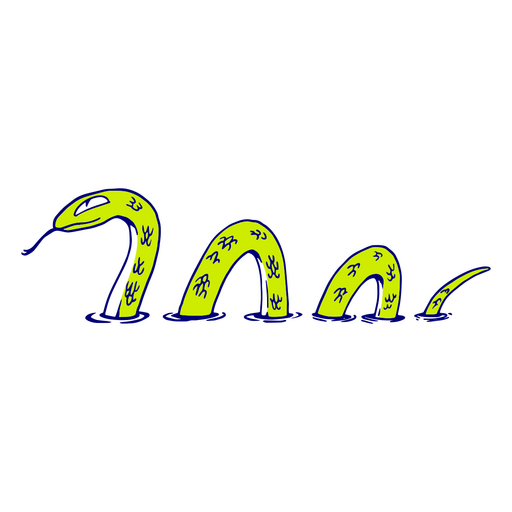 Halloween-Wasserschlange PNG-Design