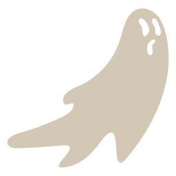 Fantasma plano de Halloween Transparent PNG