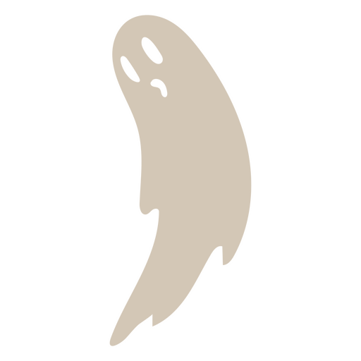 Ghost halloween flat PNG Design