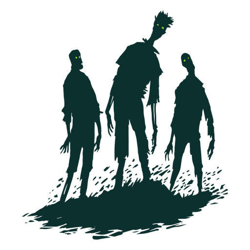 Zombies PNG Designs for T Shirt & Merch