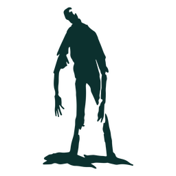 Zombie Long Arms Silhouette PNG & SVG Design For T-Shirts