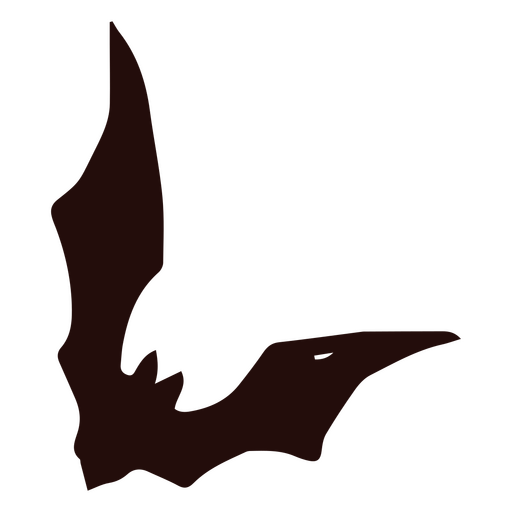 Furchtsame flache Fledermaus Halloween PNG-Design