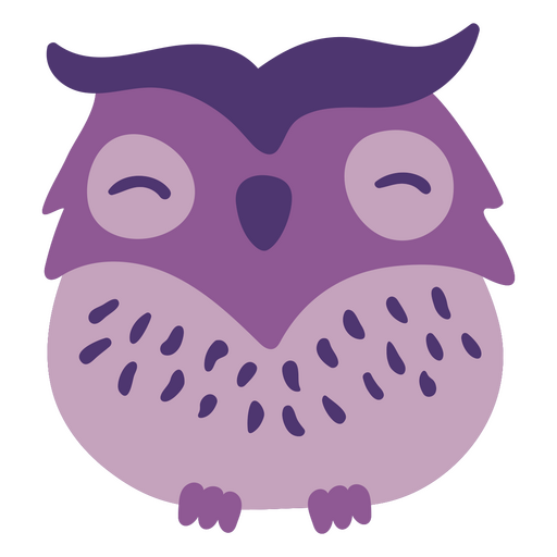 Cute happy owl bird PNG Design
