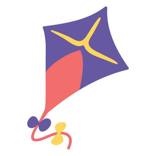 Kite flat colorful