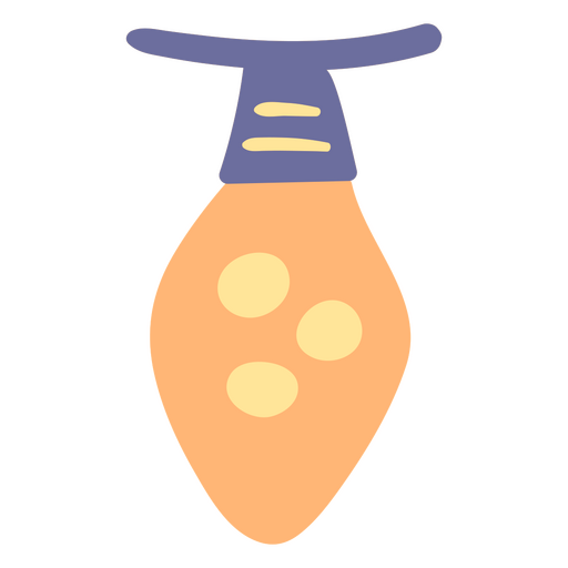 Purple light bulb PNG Design