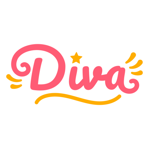 Distintivo de citação de cachorro diva Desenho PNG