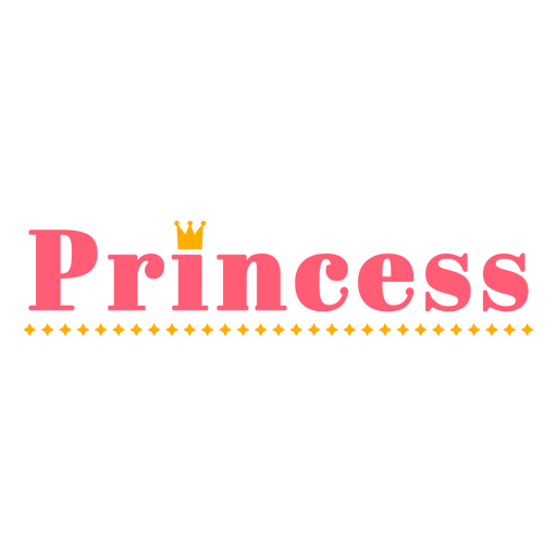 Distintivo de citação de cachorro princesa Desenho PNG