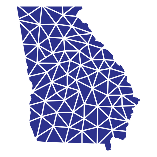 estados geométricos da Geórgia Desenho PNG