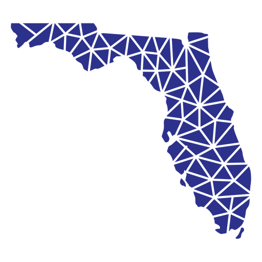 Geometrische Zustände Floridas PNG-Design