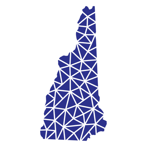 Geometrische Zustände in New Hampshire PNG-Design