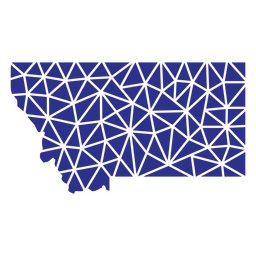 Montana geometric states PNG Design