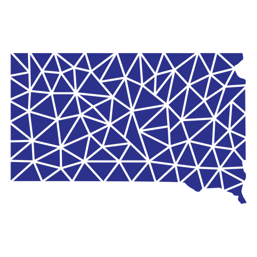 South dakota geometric states PNG Design