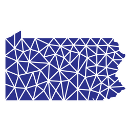 estados geométricos da Pensilvânia