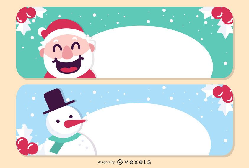 Christmas Banners Set Christmas Banners Set