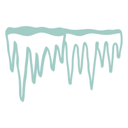 Winter nature frost icon PNG Design