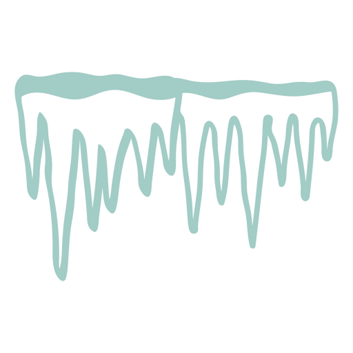 Icono de escarcha de naturaleza de invierno Diseño PNG