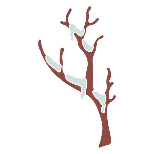 Winter branch icon PNG Design