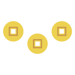 Ícone de moedas de videogame de dinheiro Desenho PNG