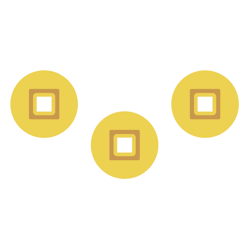 Icono de monedas de videojuego de dinero Diseño PNG