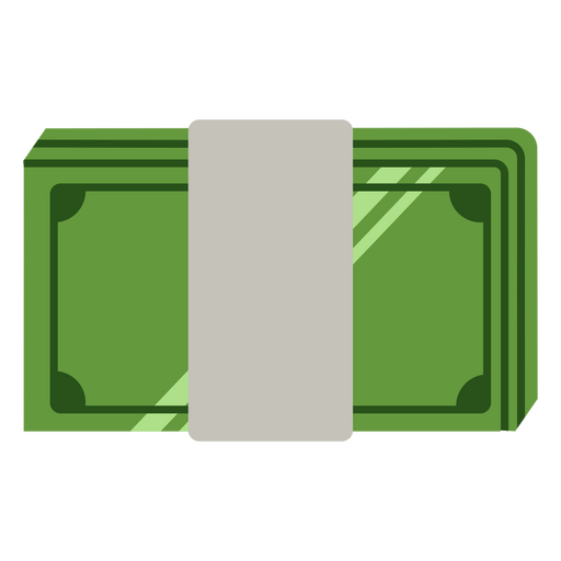 Icono de billetes de dinero Diseño PNG