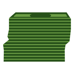 Icono de billetes de pila de dinero