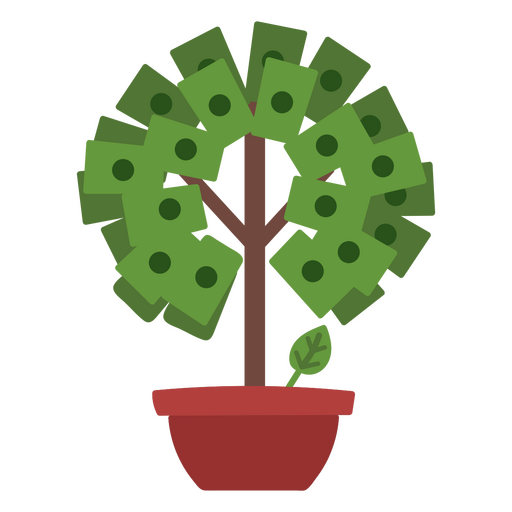 Árbol del dinero Diseño PNG