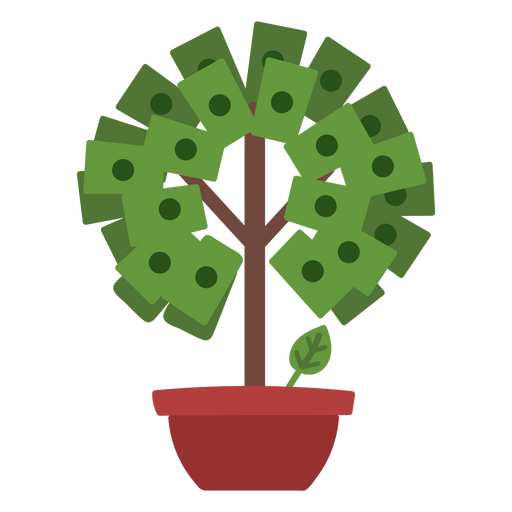 Baum des Geldes PNG-Design
