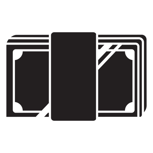 Money bills simple icon PNG Design