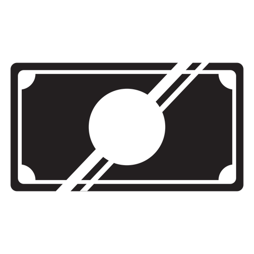 Geldschein einfaches Symbol PNG-Design