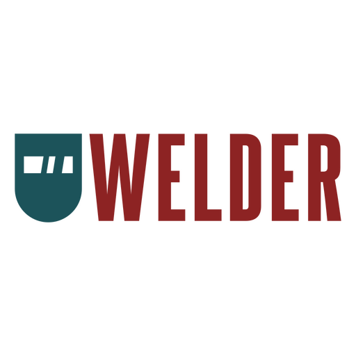 Bold Welder Word PNG Design