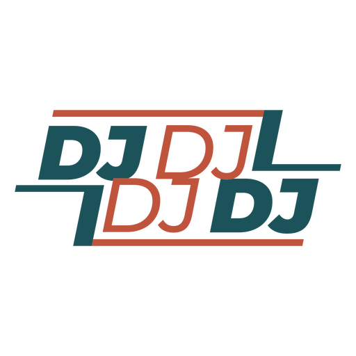 Palavra de DJ ousada Desenho PNG