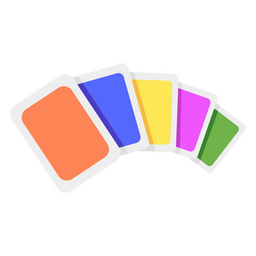 Icono de tarjetas de juego de mesa