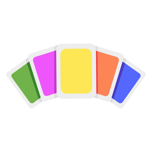 Icono de hobby de cartas de juego de mesa Diseño PNG